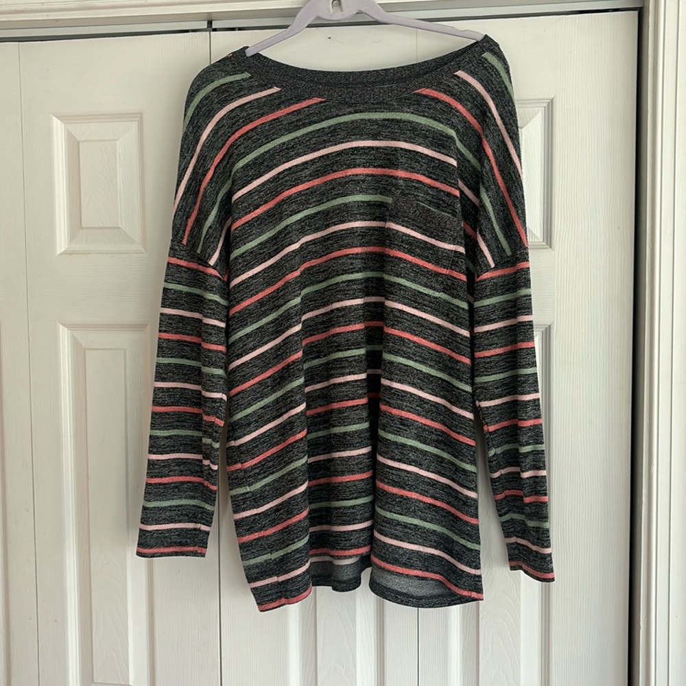 Torrid striped plush shirt